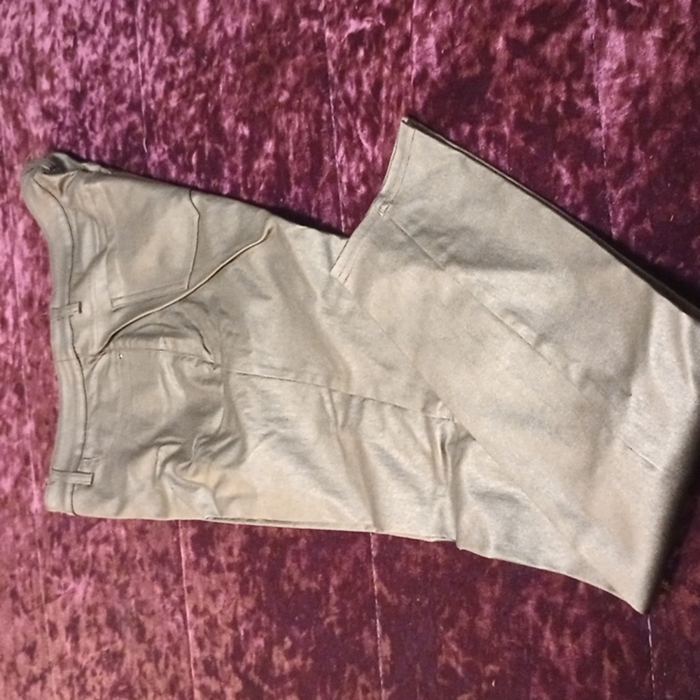 Mod X Faux Leather Skinny Jeans, Size 8, Golden Brown, NWOT